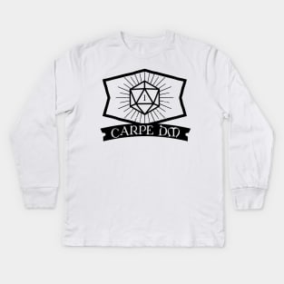 Carpe DM D20 Dice RPG Kids Long Sleeve T-Shirt